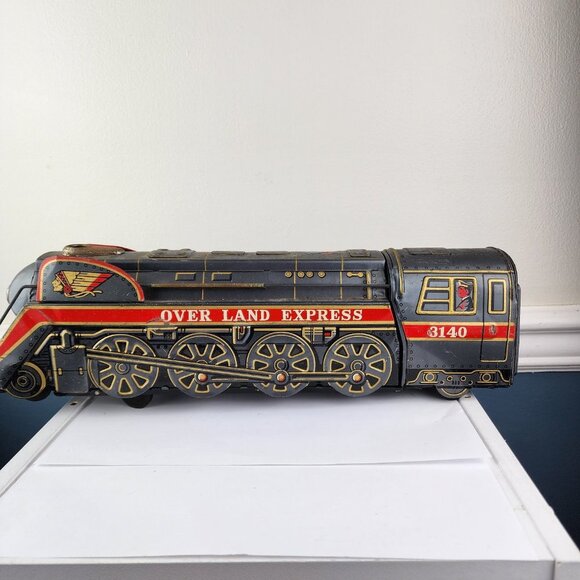 Modern Toys Vintage Over Land Express Metal Train Japan - Picture 5 of 8